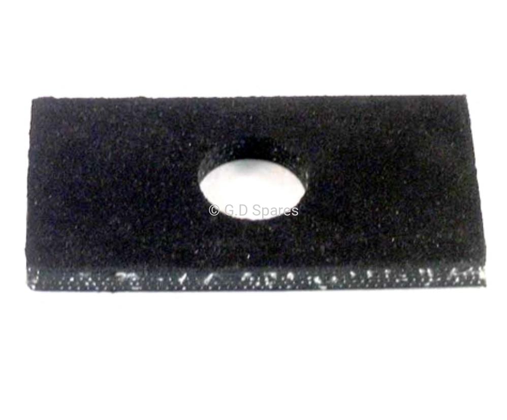RUBBER BODY MOUNT PAD 1/4"
