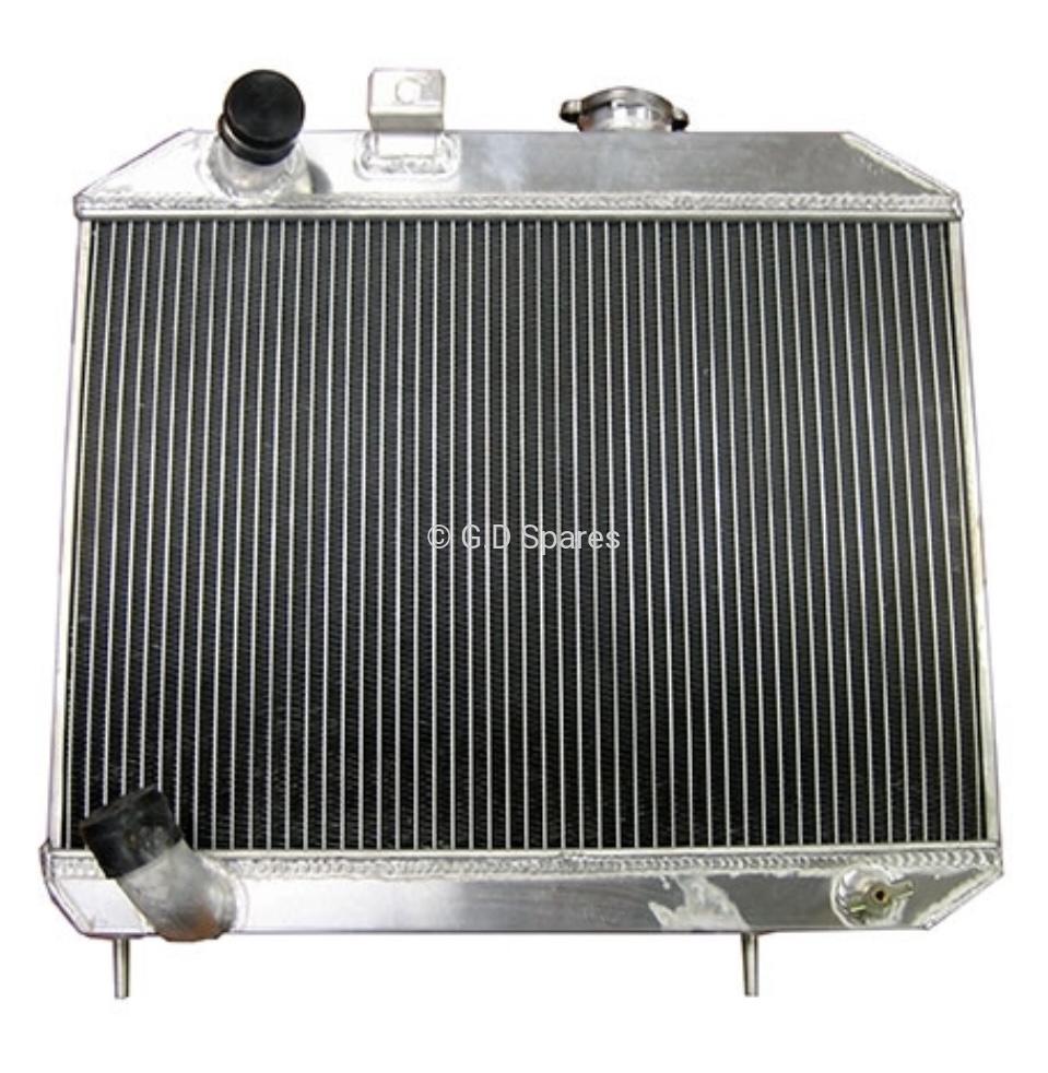 Aluminum Radiator, 1941-1953, WIllys Jeep CJ-2A, MB, GPW, M38