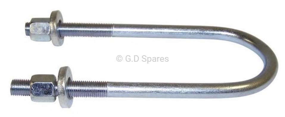 U Bolt, Smaller Bolt, Front Axle Dana 25, 1941-1968, MB, GPW, CJ2A, CJ3B, M38