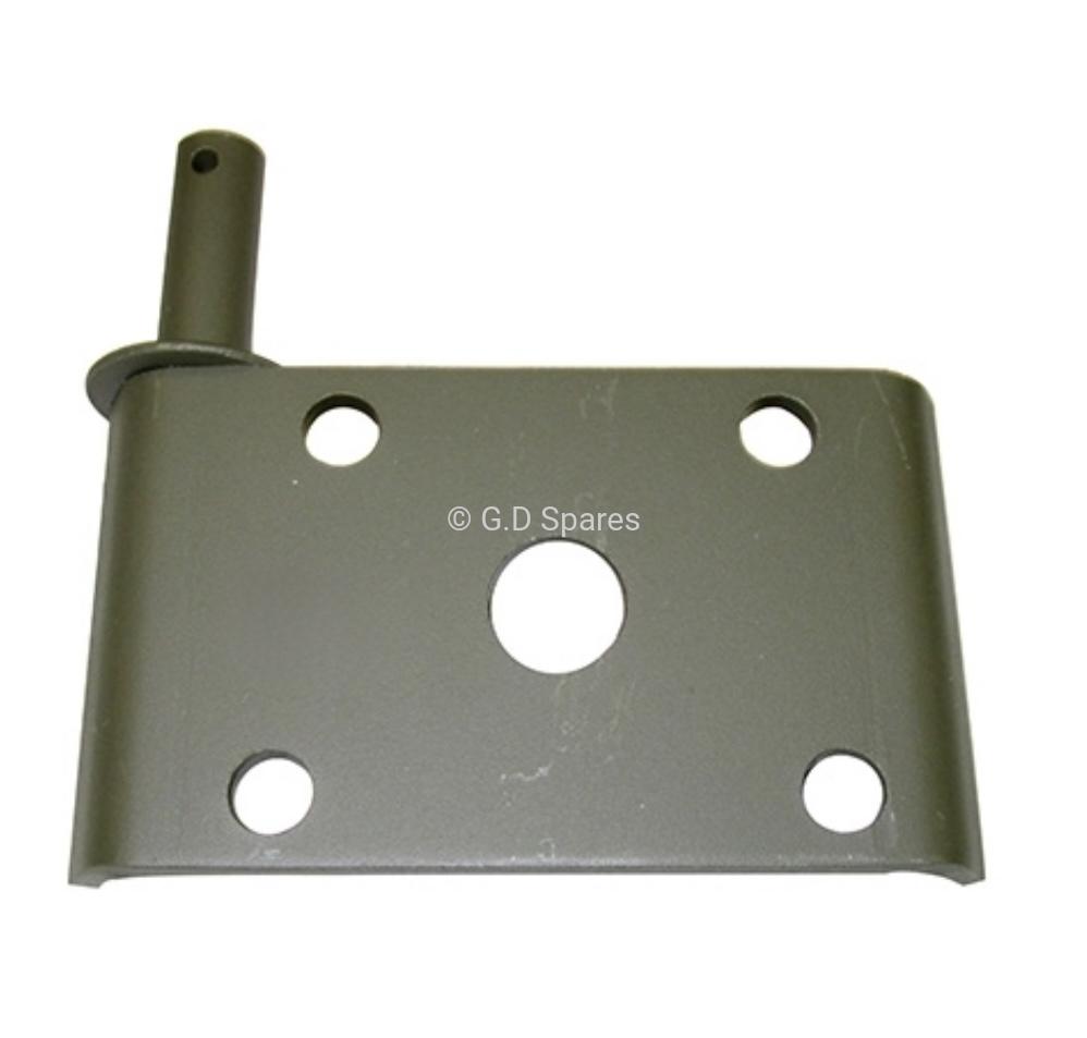 FRONT PASSENGER SIDE LOWER SHOCK MOUNT PLATE
