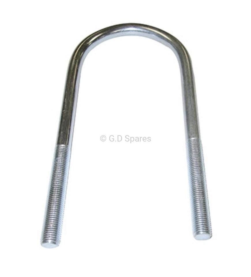 U Bolt, Larger Bolt, Front, 1941-1968, Willys Jeep, CJ2A, CJ3A, CJ3B, MB, GPW, M38