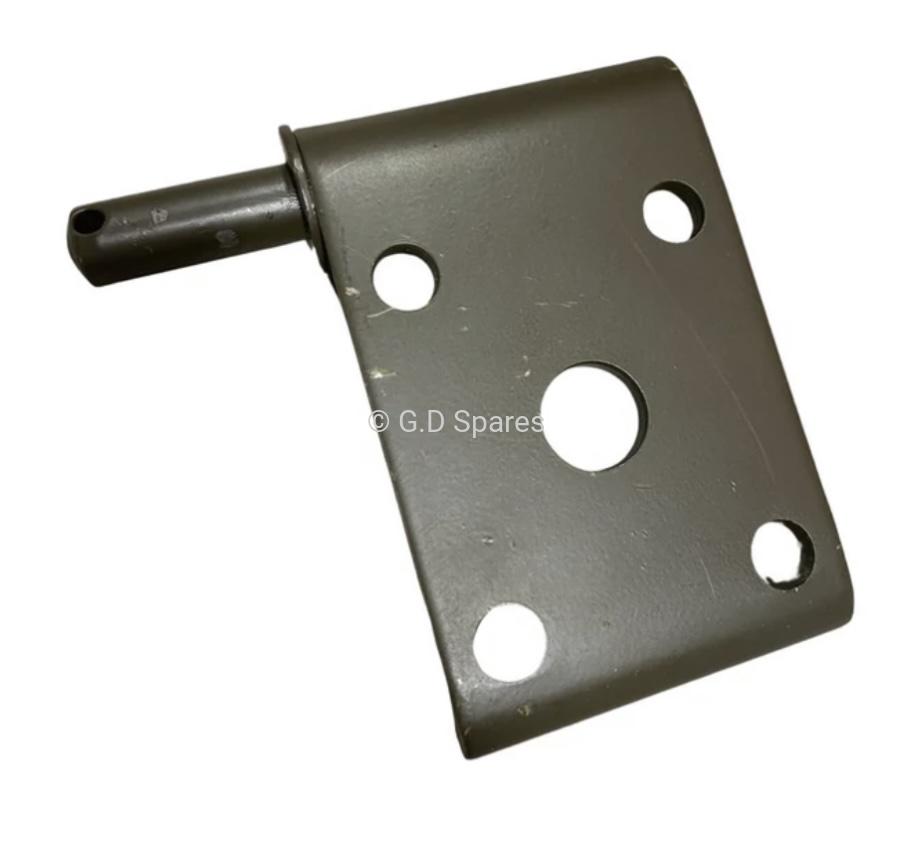 Front Driver Side, Leaf Spring Shock Mount Plate, 1941-1964, GPW, MB, CJ2A, 3A, 3B, M38