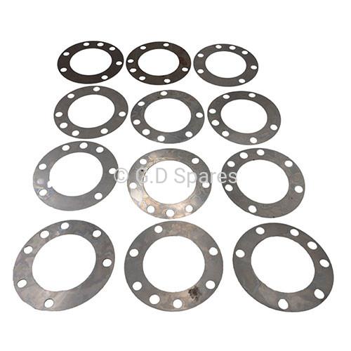Rear Axle Wheel Bearing Shim Pack, Dana 41 & Dana 44, 1946-1976, Jeep and Willys