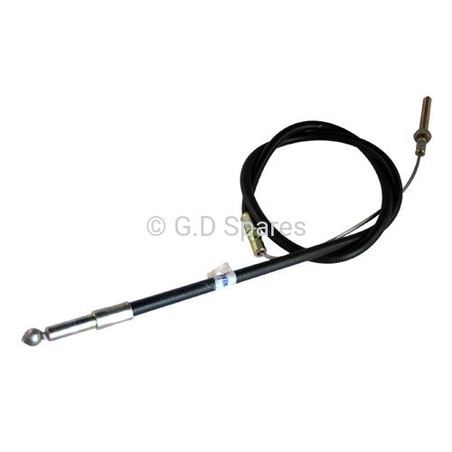 EMERGENCY FRONT HAND BRAKE CABLE (44")  FITS 48-64 CJ-2A AFTER SERIAL # 183498, 3A, 3B