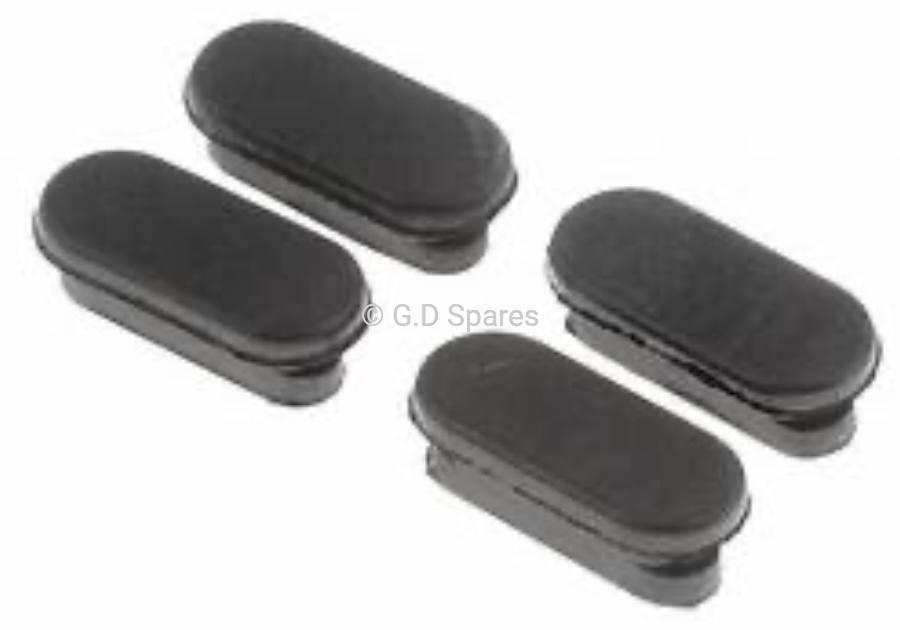 Backing Plate Rubber Plug, Universal, 1941-1971, Jeep And Willys